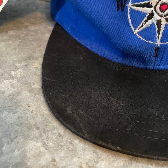 NWT Vintage Marlboro Hat Cap Strap Back Unlimited Gear Compass Cigarette 90s - Picture 3 of 13